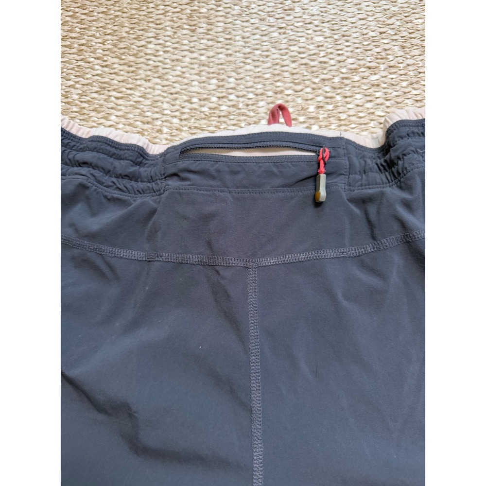 Lululemon Mens Running Shorts Black Grey Mesh Liner vintage Small - Picture 5 of 7